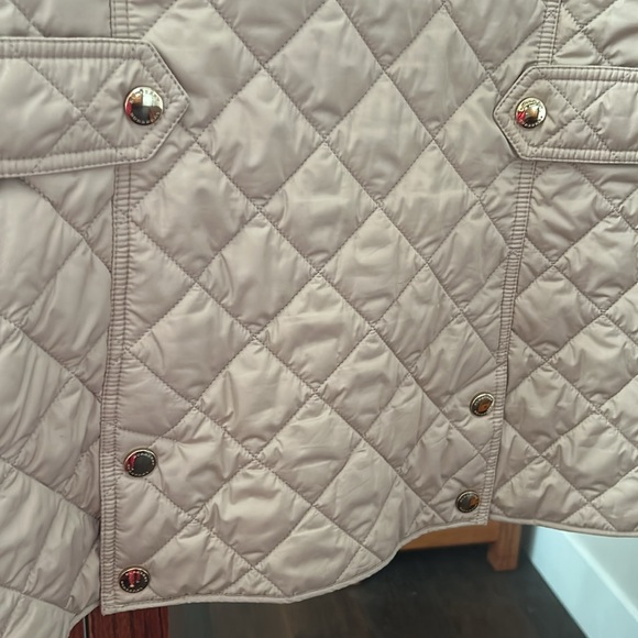 BURBERRY WESTBRIDGE TAN QUILTED JACKET sz M - Picture 9 of 10